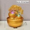 Exquisite Desktop Landscape Lamp with Lucky Cat, Money Tree, and Humidifier - Creative Gift Ornament