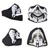 Punk Schedel Neopreen Halve Gezichtsmasker Ski Schaats Snowboard Motorfiets Bescherming