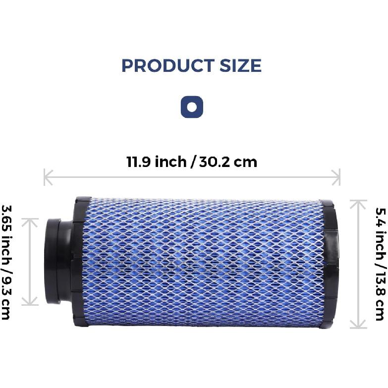 2 Pack 1241084 2882234 Air Filter for Polaris RZR 1000 XP XP4 / RZR Turbo S R Pro XP RS1 2014 2015 2016 2017 2018 2019 2020 2021 2022 2023#7082211