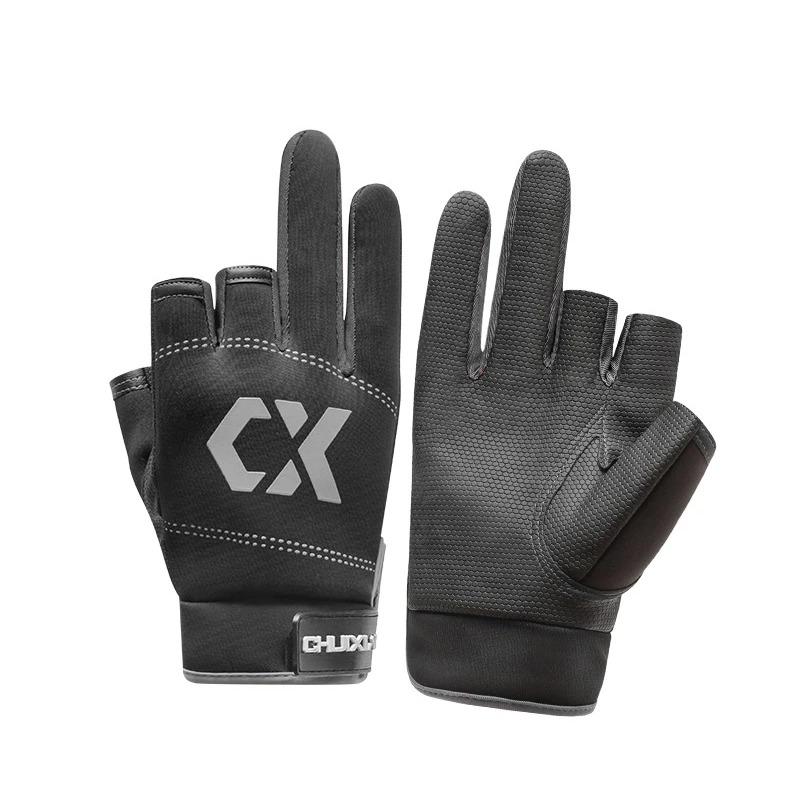 

Рыболовные перчатки, мужские летние солнцезащитные перчатки, водонепроницаемые, ультратонкие, дорожное снаряжение для подводной рыбалки, специальная роса, три пальца для полета