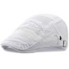HT4783 Beret Czapka Wiosna Lato Siatkowe Czapki dla Mężczyzn Kobiet Retro Artysta Malarz Beret Oddychająca Czapka Płaska Bluszczowa Regulowane Berety