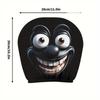 Reusable Car Headrest Covers Humorous Design Breathable Mesh Comfortable Neck Support Ergonomic Shape  for Long Drives