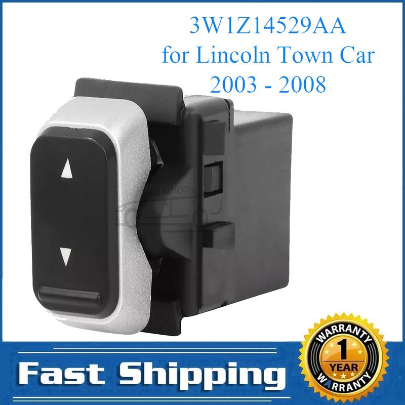 For Lincoln Town Car 2003 2004 2005 2006 2007 2008 Power Window Switch Control Regulator Button 3W1Z14529AA Car Accessories