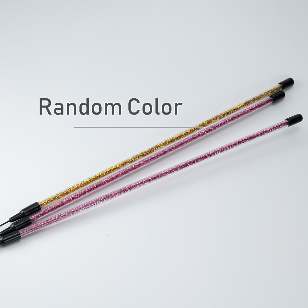 3pcs/2pcs Random Color Plastic Tassel Cat Toy Teaser Stick Play With Cat Wand Pet Toy