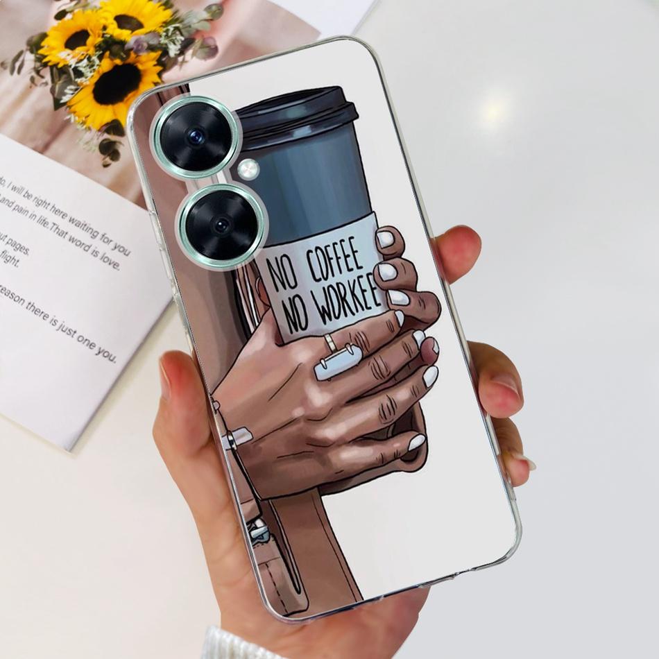 Fashion Elegant Pattern Phone Case For Huawei Nova 11i Soft Silicone TPU Back Cover For Huawei Nova11i 4G MAO-LX9