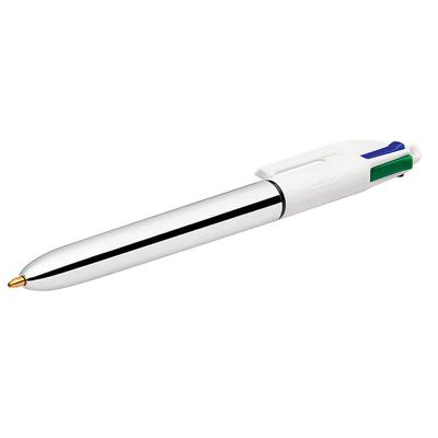 Caneta Bic 4 Cores Shine (Caixa com 12)