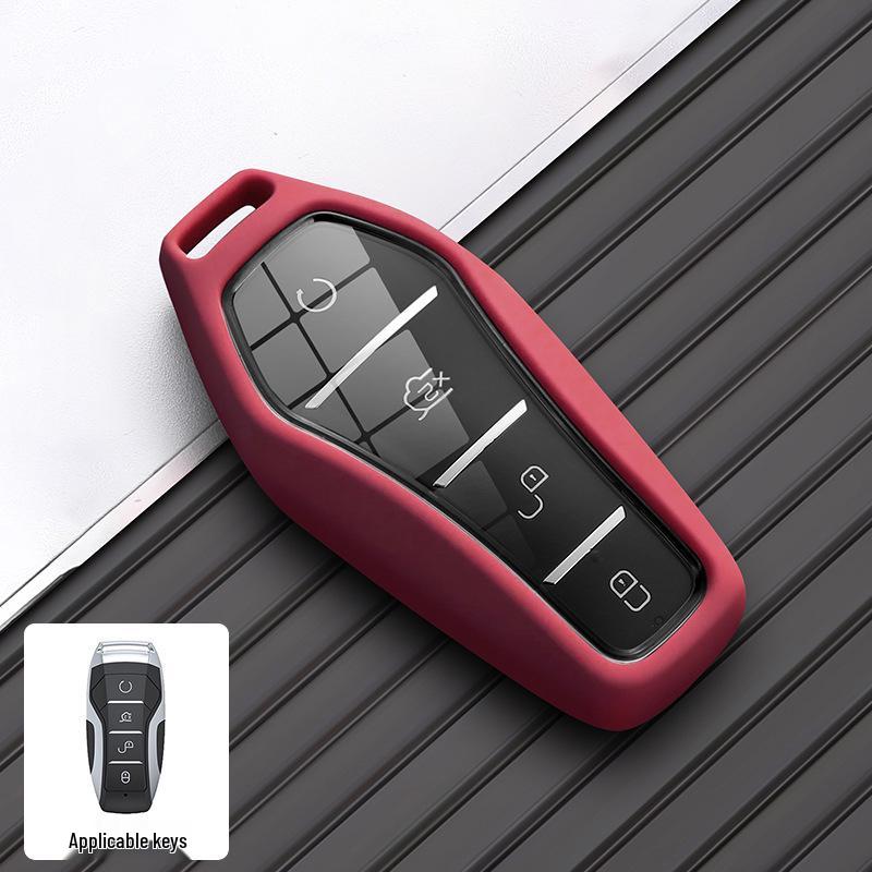 Compatible Key Case and Car Bag for BYD Qin Plus and Pro: TPU Shell for 24 Models (DMi, DM, EV)