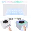 8 SUN UV LED Nail Lamp 36 LEDs Nail Dryer Rechargeable with 3 Timer Settings for Home And Salon Use