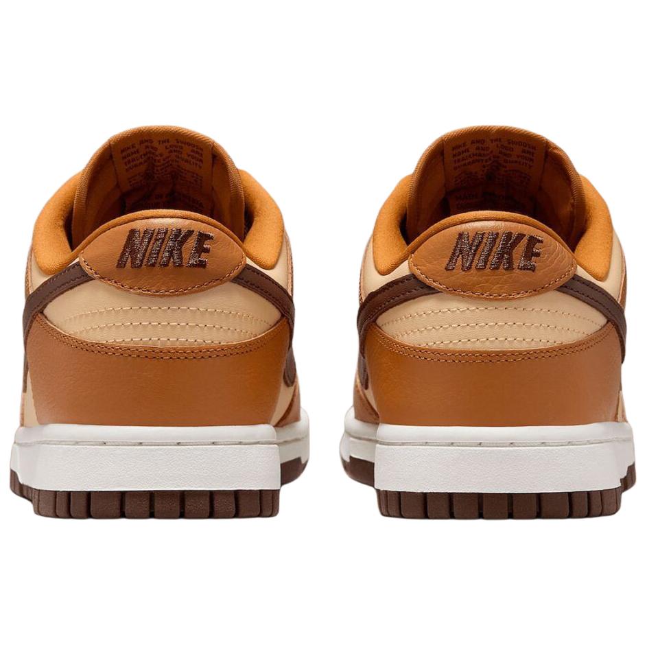 New Nike Dunk Abrasion Resistant Low Top Skateboard Shoes Women's Beige Brown HQ7487-700