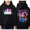 Kpop Demon Hunters Hoodies Girls Long Sleeve Pullover K-Pop Movie Sweatshirt Hooded Fashion Women's Men Clothes Casual Tops Gift