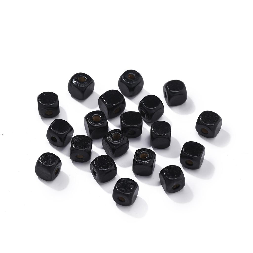 Handmade DIY Beaded Retro Wooden Beads Loose Beads Jewelry Accessories