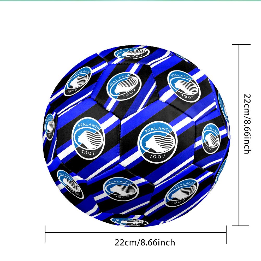 Football Atalanta Soccer Ball Size 5 Soccer Ball, Machine-stitched, Soft and Comfortable, Suitable for Training and Matches Fan Gift