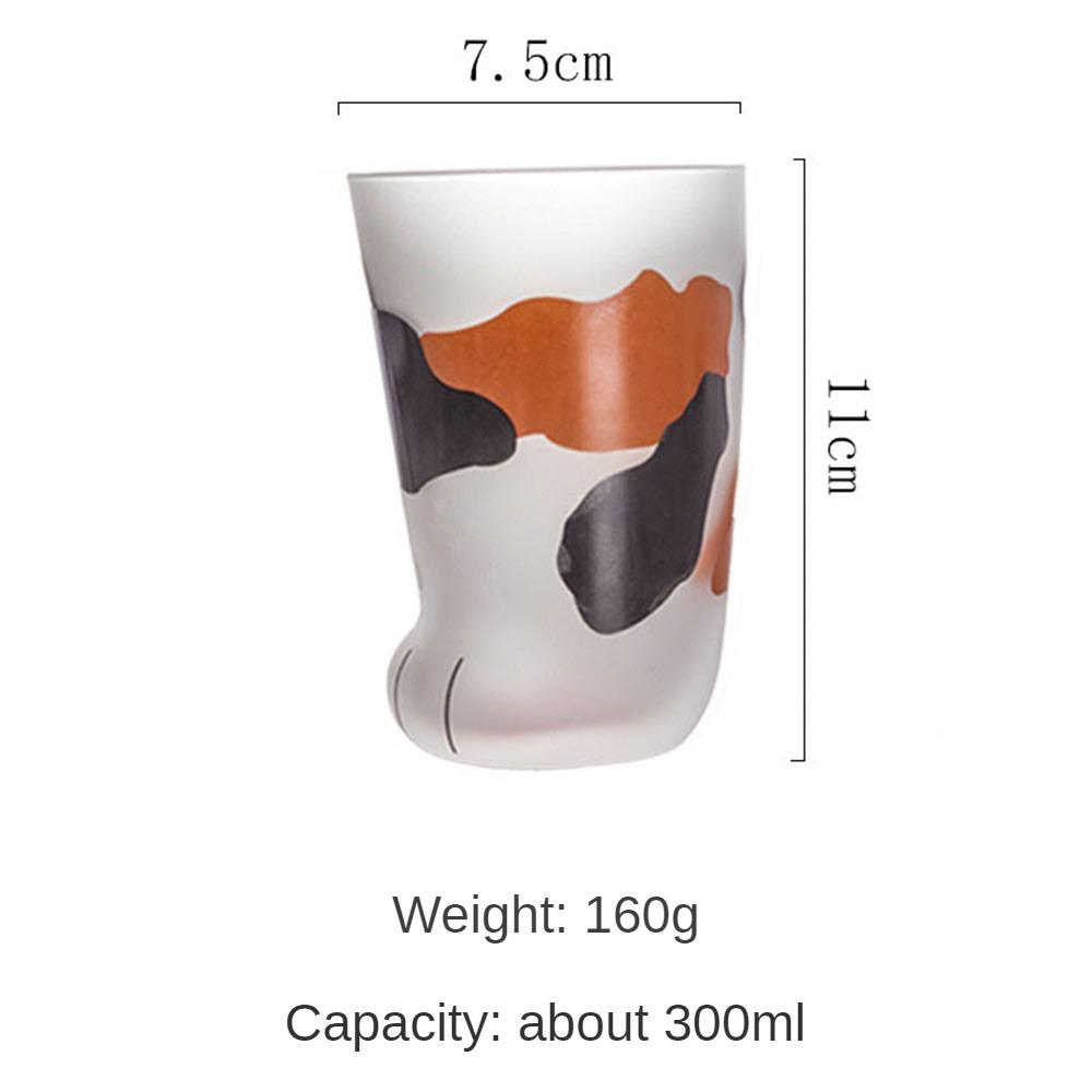 

Милая стеклянная чашка с кошачьими лапками, стакан с кошачьей лапкой, новинка, стеклянные чашки с кошачьими когтями, забавные кофейные кружки, хозяйственные чашки с кошачьей лапкой для молока 301-400ml