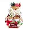 1pc Christmas Decoration Cute Snowman Old Man Figurine Exquisite Doll 25cm Home Decorative Items for Festivals Ornaments Cloth