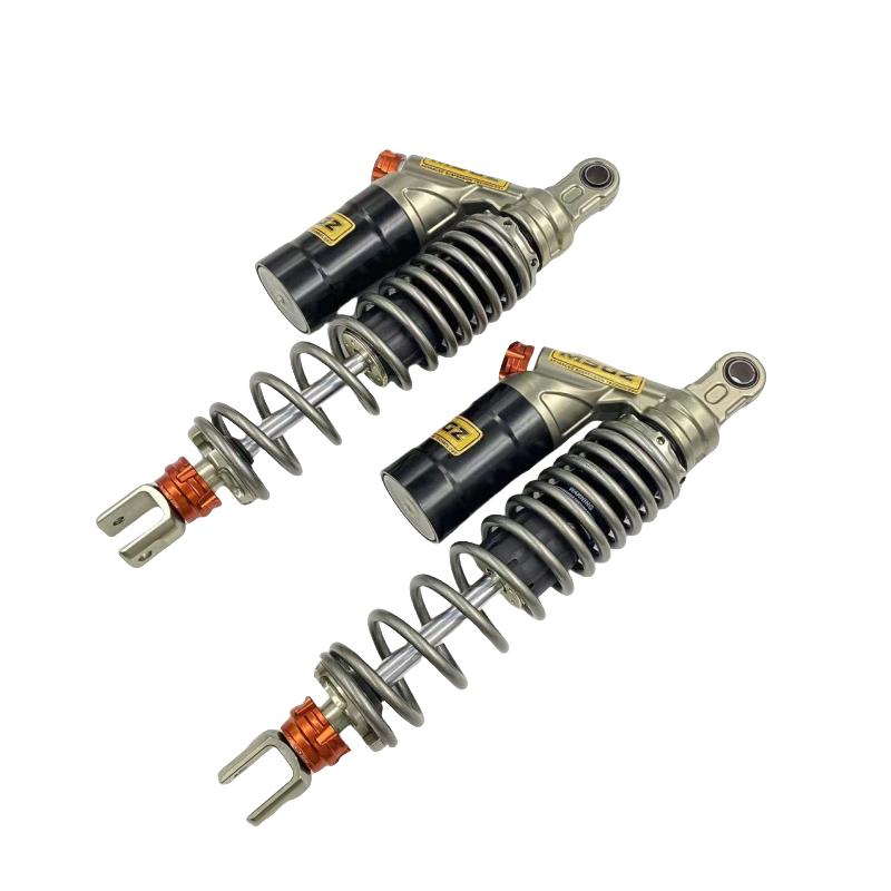 2pcs Motorcycle Universal 360mm 370mm Rear Adjust Air Shock Absorbers Suspension For Honda Yamaha Kawasaki Suzuki Ducati ATV