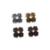 Multi Color Swirl Flower Bead Caps Spacer Beads For Jewelry Making Components
