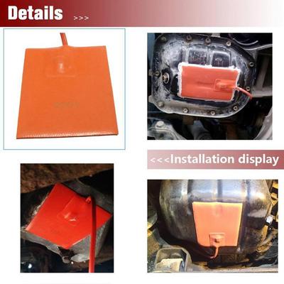 220V 250W Winter Auto Engine Oil Pan Silicone Heater Waterproof Electric Heating Pad For Car SUV Truck Rubber Insulation Board