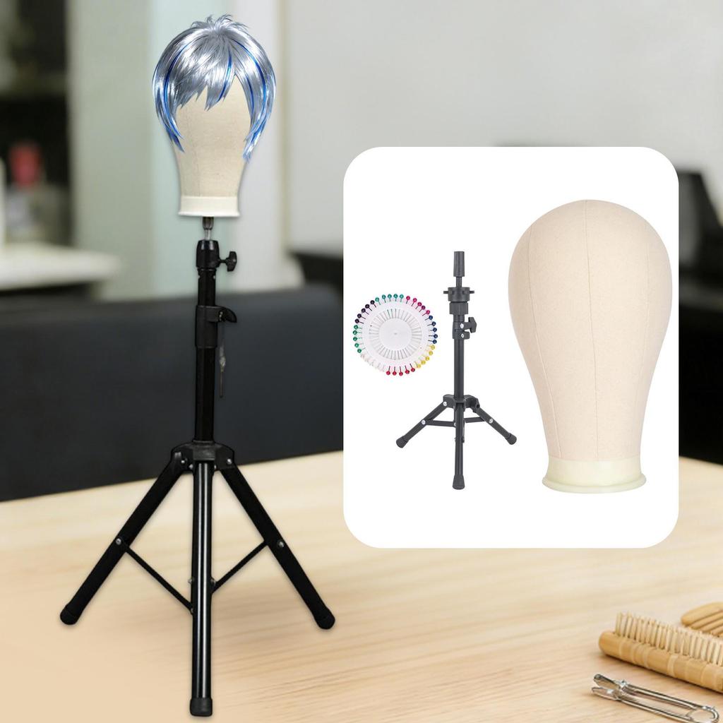 Mannequin Head Model Sturdy Accessory Versatile Canvas Lightweight White Wig for Styling Glasses