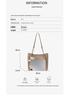 2026 Spring/Summer Light Luxury Milk Tea Handbag – Women's Large Capacity Single Shoulder Tote