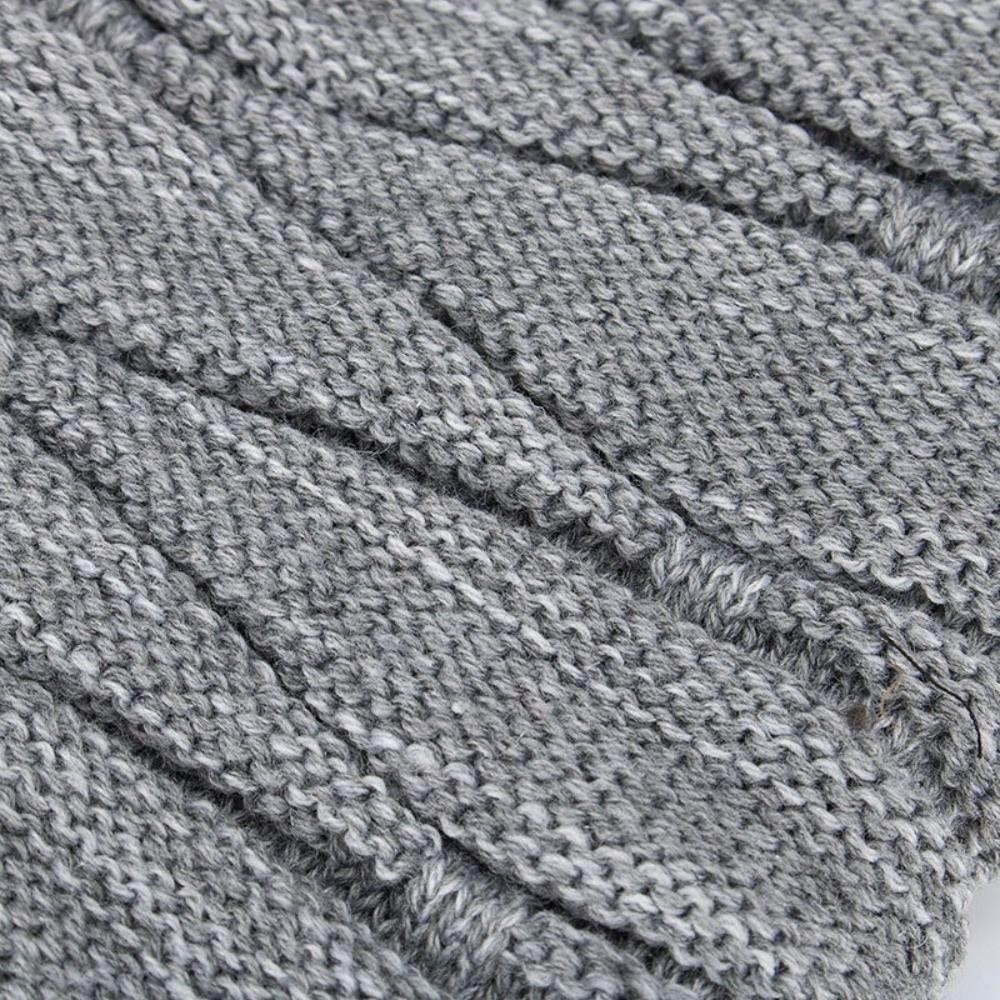 Woolen Woolen Hat Velvet Beanies Cap Simple Knitted Pullover Hat  Girls