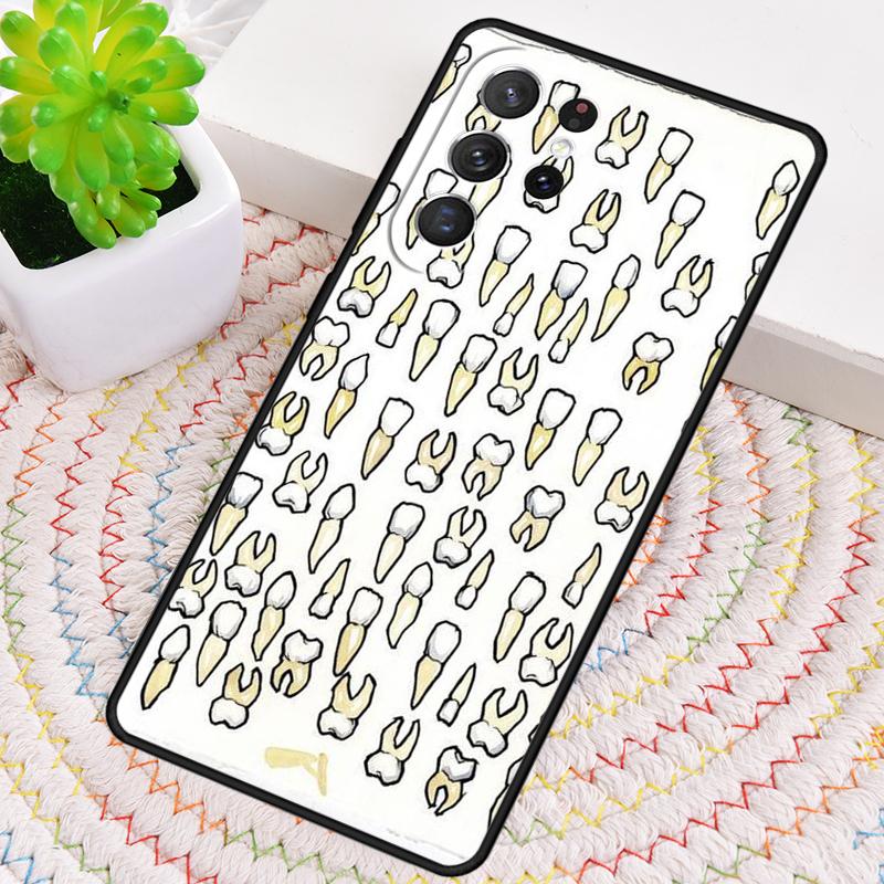 Dentist Tooth Phone Case for Samsung Galaxy note 10 pro S26 Ultra S23 S24 FE S25 S21 S22 PLUS shockproof Cove