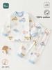 Childrens Cotton Pajama Set With Antibacterial Technology For Toddler Sleepwear