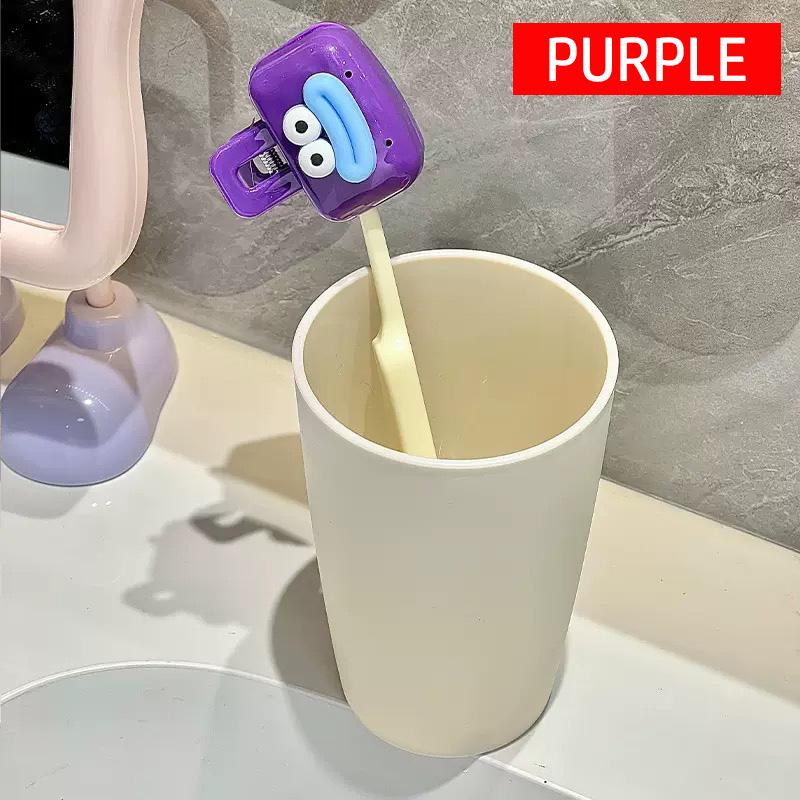 

Cartoon Cute Toothbrush Head Protective Cap Electric Toothbrush Head Cover Clip Small and Convenient Suitable for Home Use, Esse