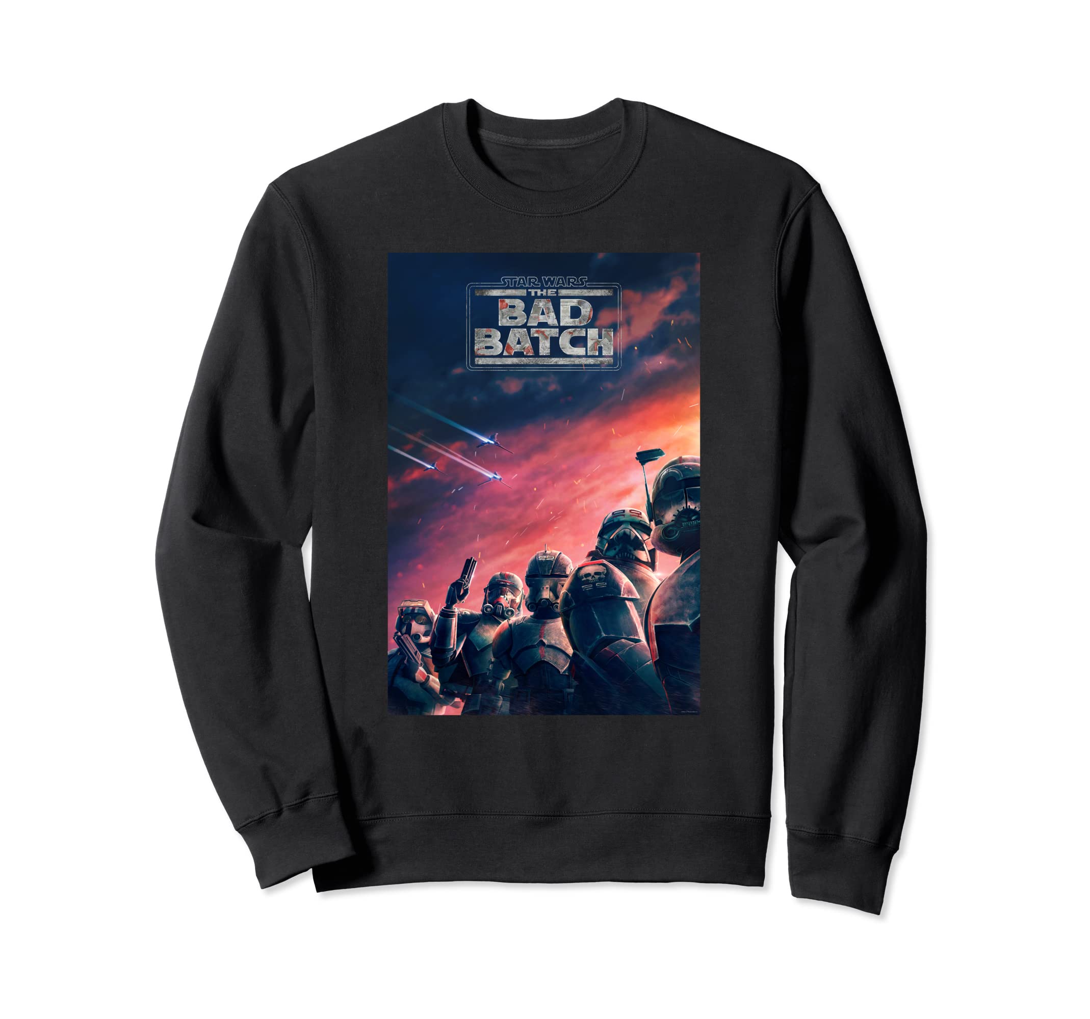 

Star Wars The Bad Batch Series Elite Clones Poster Sweatshirt