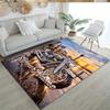 Harley-davidson Motorcycles Customize Your Name Floor Rug Office Rug Perfect for Outdoor Living Rooms Game Room Balcony Anti-slip Rug Decorate Offices