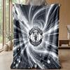 Manchester United Theme Blanket Soft Flannel Blanket Plush Throw Blanket Cozy Sofa Bed Blanket for Home Decor