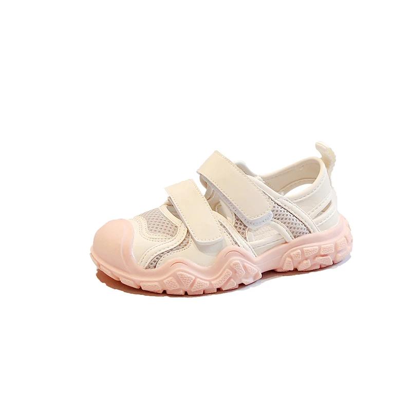 Children's Summer Sports Sandals Patchwork Versatile Boys School Causal Cut-outs Running Shoes Fashion Kids Girls Mesh Sandals