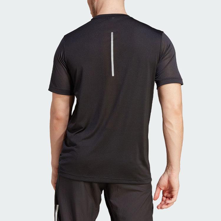 Adidas Ultimate Engineered Knit Tee Quick-Dry Running Sports Short Sleeve Men Tops Black IM4194