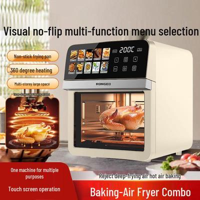 Rongzhi 2025 Έξυπνος Πολυλειτουργικός Φούρνος Air Fryer για Οικιακό Ψήσιμο