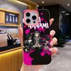 Danganronpa Chiaki Nanami Phone Case for iPhone 17 16 15 14 13 12 11 Air Pro Max Plus Jelly Double layer Pink Cover
