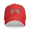 Flag FIA World Championship Washed Unisexs Baseball Cap Outdoor Trucker Snapback Caps Dad Hat Golf Hats