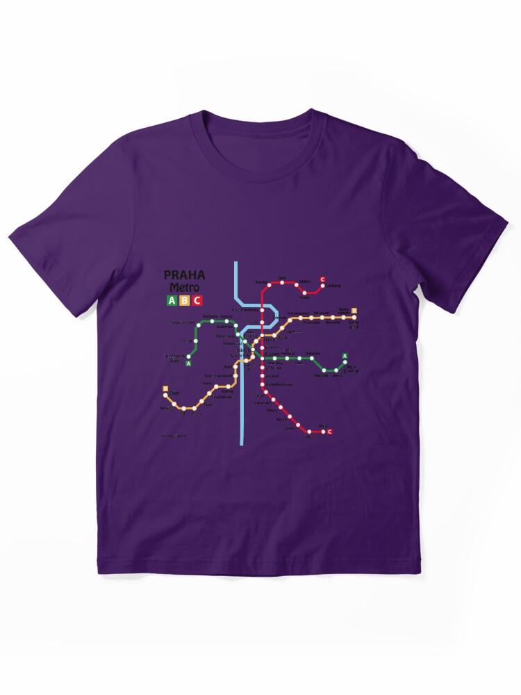 Metro PRAGUE metro network Essential T-Shirt