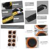 Universal Bike Tire Repair Kit Cycling Flat Tire Repair Rubber Patch Glue Lever Cycling No Glue Bicycle Inner Tube Puncture Tool