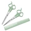 Kit de Tesouras para Cortar Cabelo, Conjunto de Tesouras de Cabeleireiro Para Homens Mulheres Animais de Estimação Salão Doméstico Kit de Corte de Barbeiro