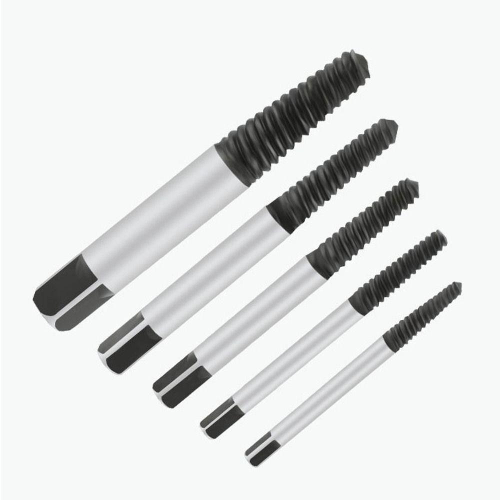 6pcs Non-slip Broken Screw Extractor Efficient Drill Bit Set Multifunctional Bolt Remover  Faucet