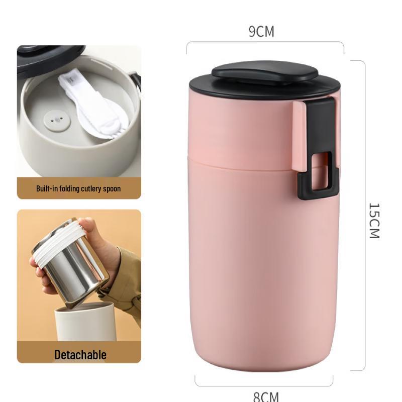 

Ruhan Portable Detachable Induction Heating Breakfast Soup Cup