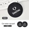 2pcs Suede Car Coaster Water Cup Drink Holder Mat Anti-Slip Pad For SsangYong Sport Korando Rexton Musso Chairman Turismo Nomad