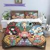 Anya Forger Pattern Bedding Quilt Set Quilt Cover Pillowcase Home Decoration Birthday Gift (1 * duvet cover + 2 * pillowcase, without core)