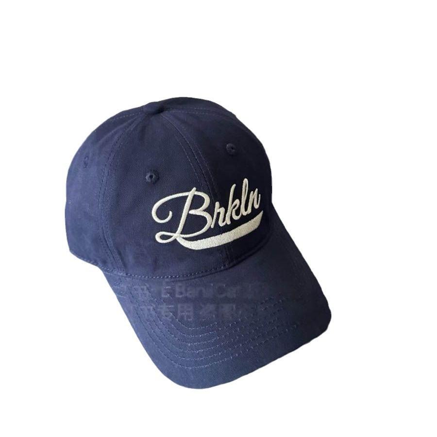 American Encore Red  White  Wide Brim  Face Small Baseball Hat for Women  Big Head  Baseball Cap Cotton