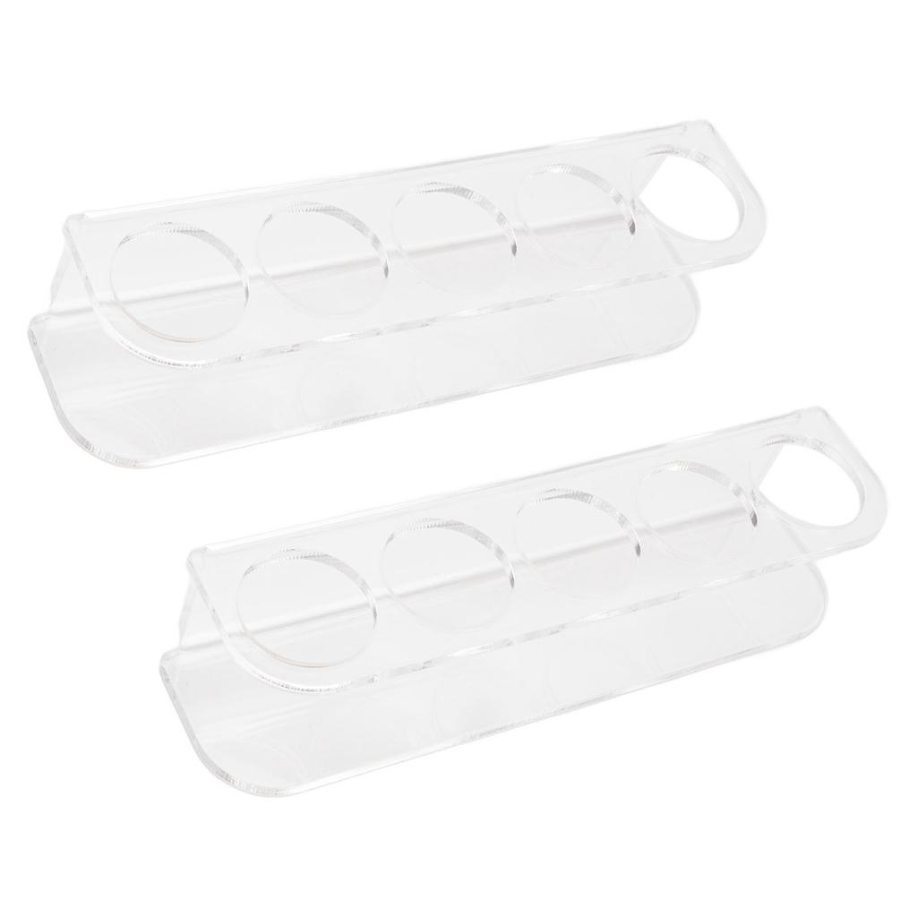 Refrigerator Vial Holder Space Saving Acrylic Vial Wall Caddy for 2.5cm Diameter Vial