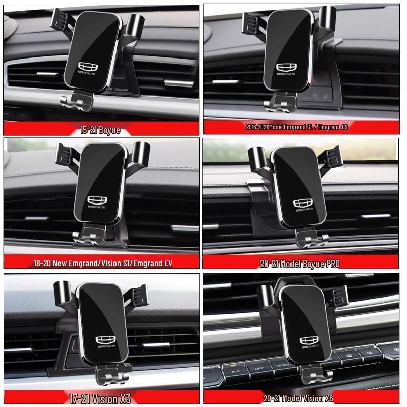 Phone Holder for Geely Borui E, Geometry A/C, Kungfu Niu EX3, 4th Gen Emgrand L/S