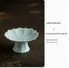 Chinese Style Ceramic Dessert Plate - Exquisite Small Tray for Mooncakes and Snacks, 2025 New Design
