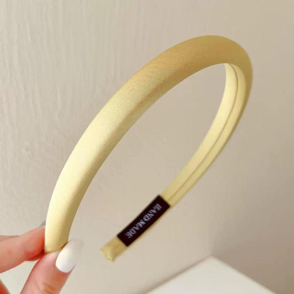Candy Color Sponge Hair Tie Headband Women's French Style Hair Accessories - Knotted Hairpin Jewelry 