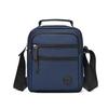 Men's Crossbody Bag Lightweight Oxford Small Square Bag Business Commuter Multi-Layer Shoulder Bag