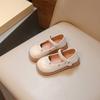 Princess Style Kids Girls Casual Leather Single Shoes For Spring Autumn
