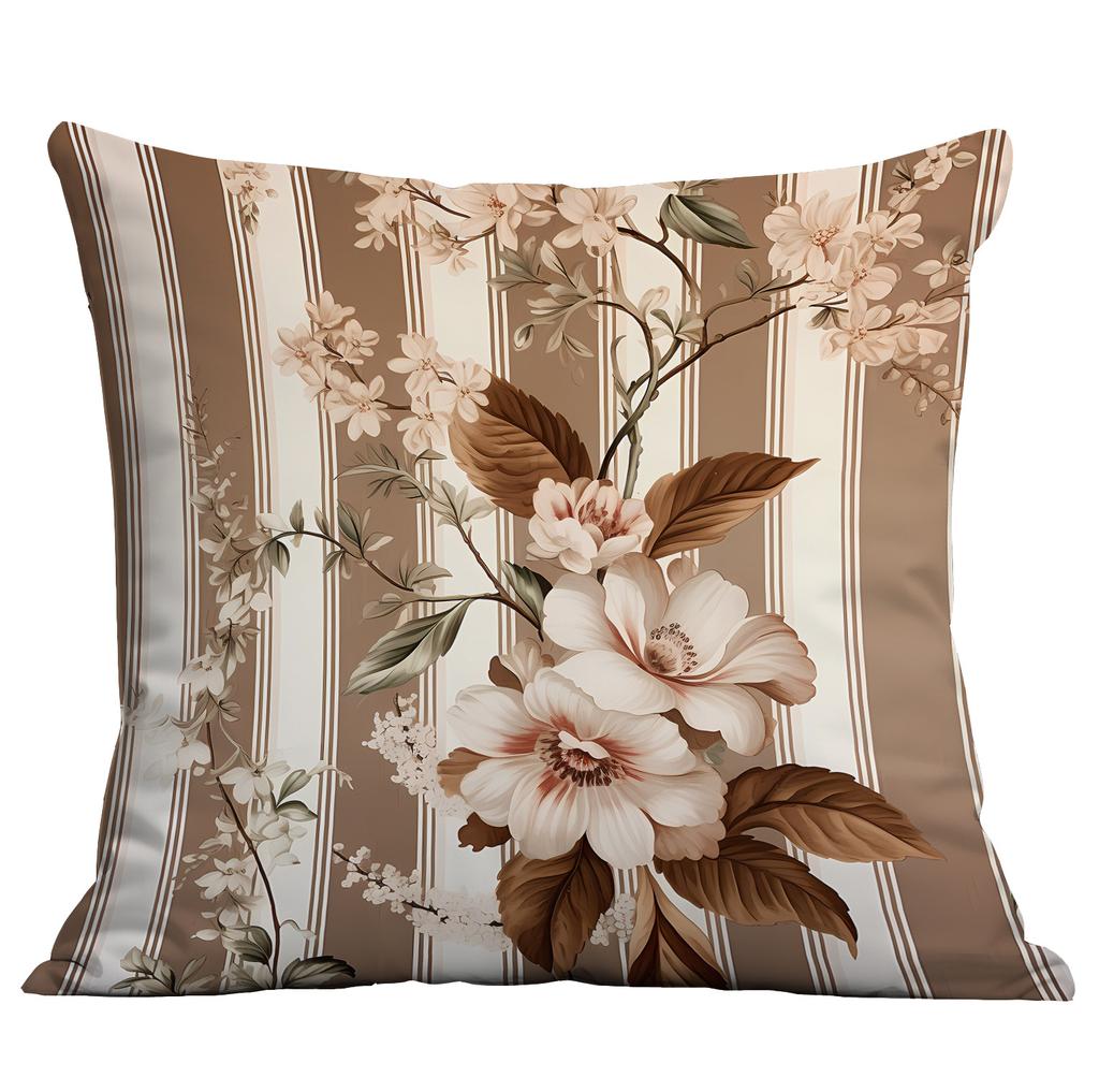 Ny Akvarell Pastoral Blommig Kuddfodral Hem Vardagsrum Soffa Kudde Kuddfodral Premium Hållbar Kvalitet